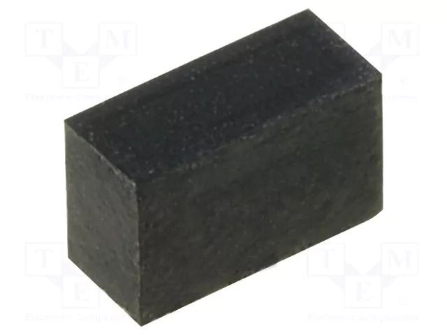 Self-adhesive foot; H: 4mm; black; rubber; W: 6.5mm; L: 2.8mm FIX&FASTEN FIX-SF-0652840