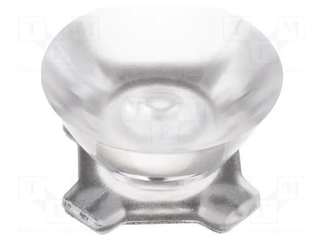 LED lens; round; transparent; 7÷12°; Mounting: adhesive tape LEDIL CA11264