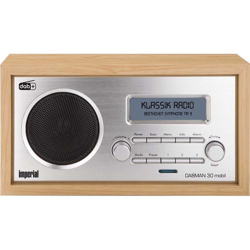 DABMAN 30 Mobile DAB+ / FM radio Wood 22-129-00 4024035129006