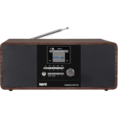 DABMAN i200 CD Multifunctional Radio DAB+ / FM / Internet / Bluetooth Wood Look 22-235-00