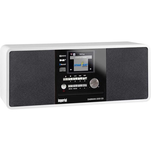 DABMAN i200 CD Multifunctional Radio DAB+ / FM / Internet / Bluetooth White 22-237-00