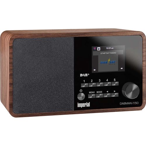 DABMAN i150 Compact Hybrid Radio DAB+ / FM / Internet Wood Look 22-260-00 4024035222608