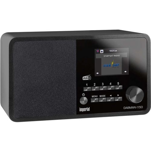 DABMAN i150 Compact Hybrid Radio for Internet / DAB+ / FM Black 22-261-00 4024035221618