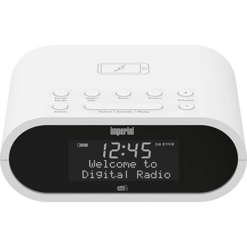 DABMAN d20 DAB+ and FM radio alarm clock White 22-276-00 4024035222769