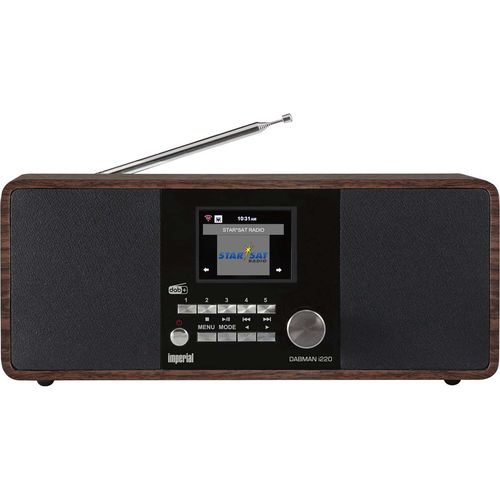 DABMAN i220 BT DAB+ / FM Internet radio with bluetooth Wood 22-287-00 4024035287003