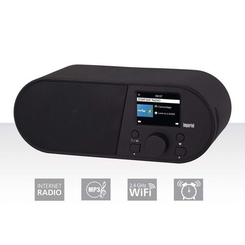 i105 Wi-Fi Internet Radio with 2.4 Inch Color Display Black 22-315-00 4024035315003