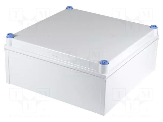 Enclosure: multipurpose; X: 400mm; Y: 400mm; Z: 170mm; QUICK; grey FIBOX CABPCQ404017G