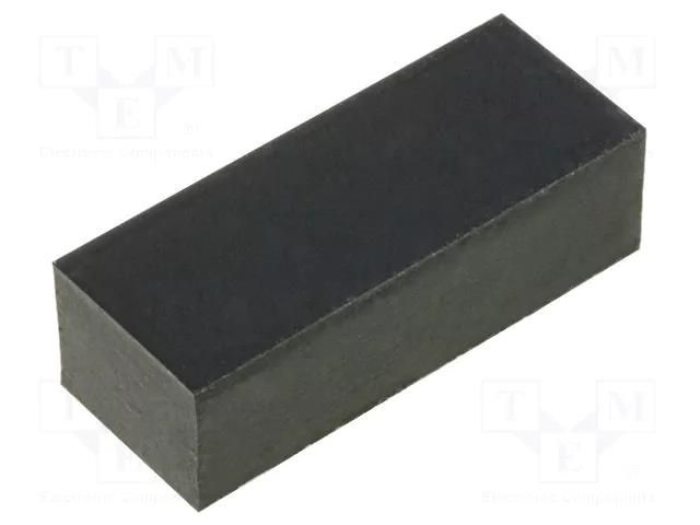 Self-adhesive foot; H: 6mm; black; rubber; W: 19mm; L: 7.7mm FIX&FASTEN FIX-SF-197760