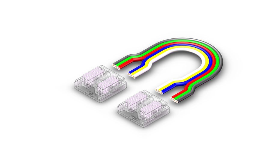 Fast Connector 3rd gen. COB 6pin 12mm 4A PCB-wire 15cm-PCB PRIME (10 pcs.) 220546 5905378220546