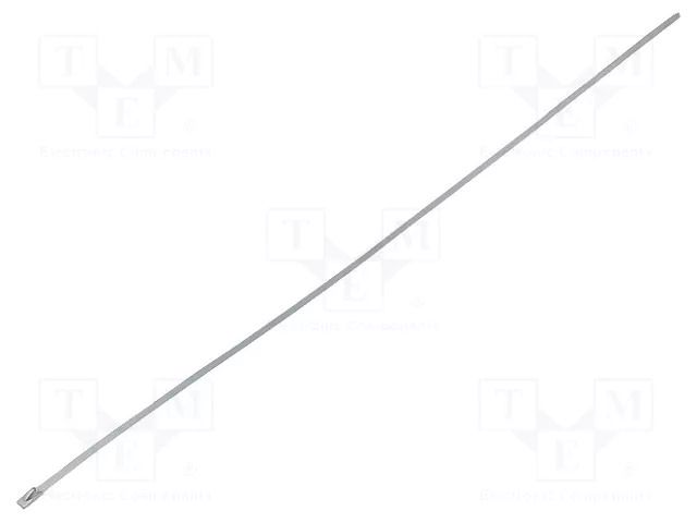 Cable tie; L: 520mm; W: 4.5mm; stainless steel; steel; Ømax: 152mm FIX&FASTEN FIX-STB-520S
