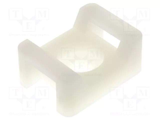 Holder; screw; polyamide; natural; Tie width: 9.2mm; Ht: 9.6mm FIX&FASTEN FIX-TM-3S10