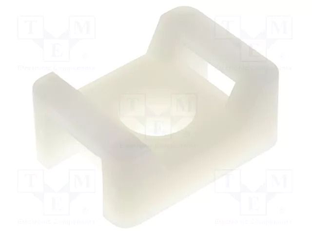 Holder; screw; polyamide; natural; Tie width: 9.2mm; Ht: 9.6mm FIX&FASTEN FIX-TM-3S8