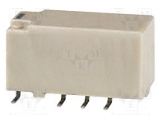 Relay: electromagnetic; DPDT; Ucoil: 12VDC; Icontacts max: 2A; TX PANASONIC TX2SA-12V