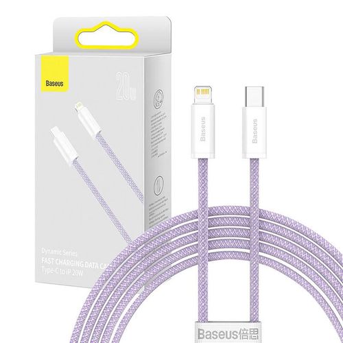 USB-C cable for Lightning Baseus Dynamic Series, 20W, 2m (purple), Baseus CALD000105