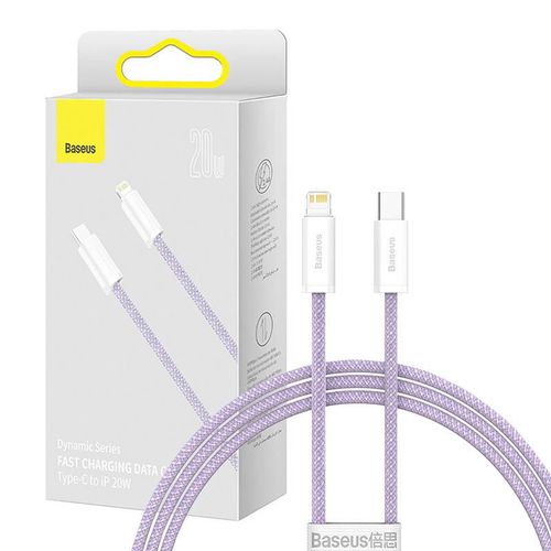 USB-C cable for Lightning Baseus Dynamic Series, 20W, 1m (purple), Baseus CALD000005