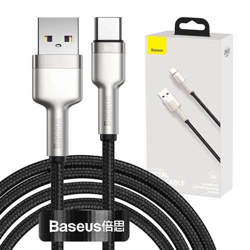 USB cable for USB-C Baseus Cafule, 66W, 2m (black), Baseus CAKF000201