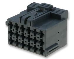 CONN HOUSING, RCPT, 21POS, 5MM 1-967625-1