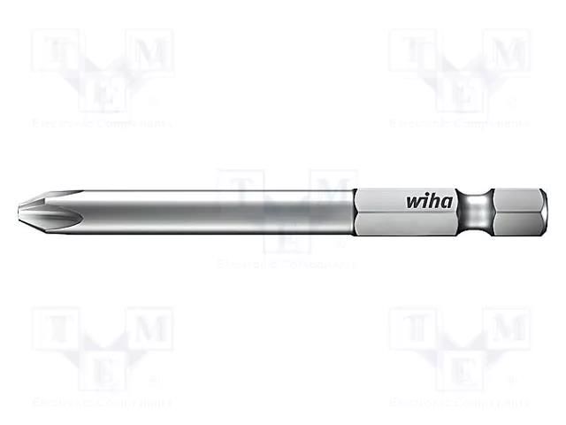 Screwdriver bit; Phillips; PH0; Overall len: 50mm; PROFESSIONAL WIHA WIHA.7041Z/PH0