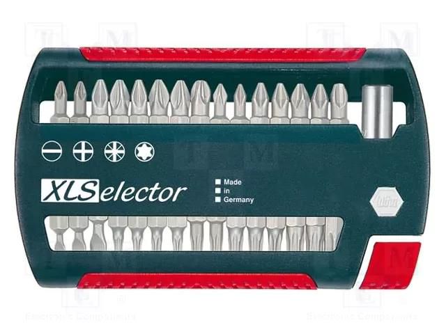 Kit: screwdriver bits; Phillips,Pozidriv®,slot,Torx®; 25mm; bag WIHA WIHA.7948-005