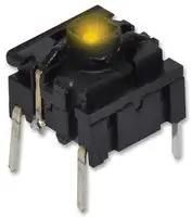 SWITCH, THT, IP67, 3.5N, YELLOW LED 5GTH93542