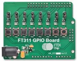 BOARD, GPIO SHIELD FOR UMFT311EV UMFT311GP
