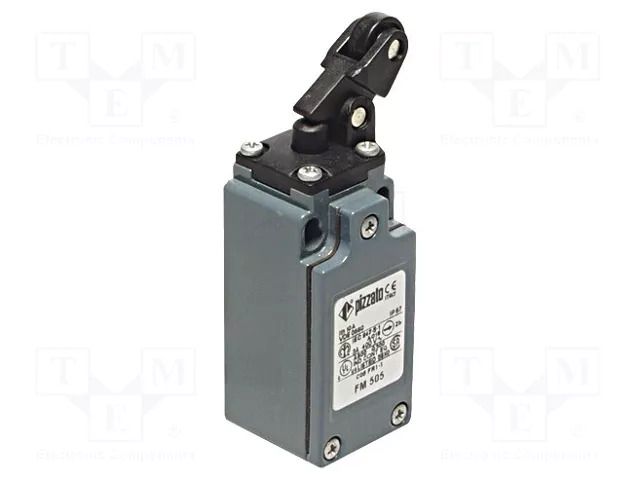 Limit switch; plastic roller Ø14mm; NO + NC; 10A; max.500VAC PIZZATO ELETTRICA FM505