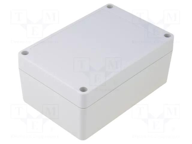 Enclosure: multipurpose; X: 85mm; Y: 125mm; Z: 55mm; ABS; grey; IP65 COMBIPLAST CP-1135