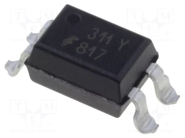 Optocoupler; SMD; Ch: 1; OUT: transistor; Uinsul: 5kV; Uce: 70V; SO4 ONSEMI FOD817SD