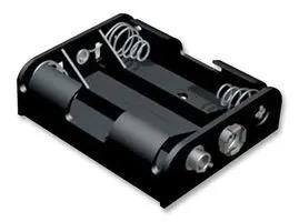 BATTERY HOLDER, 3 X AA, THT 2465