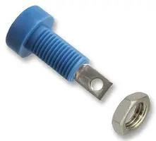 BANANA JACK, 15A, SOLDER, BLUE 108-0910-001