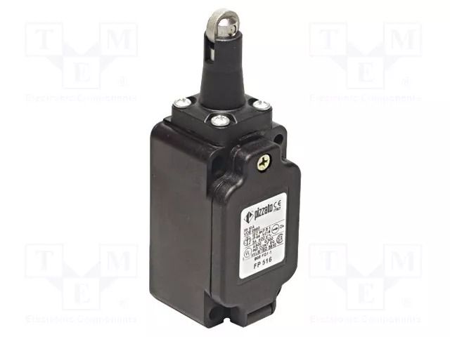 Limit switch; steel roller Ø13mm; NO + NC; 10A; max.500VAC; IP67 PIZZATO ELETTRICA FP516