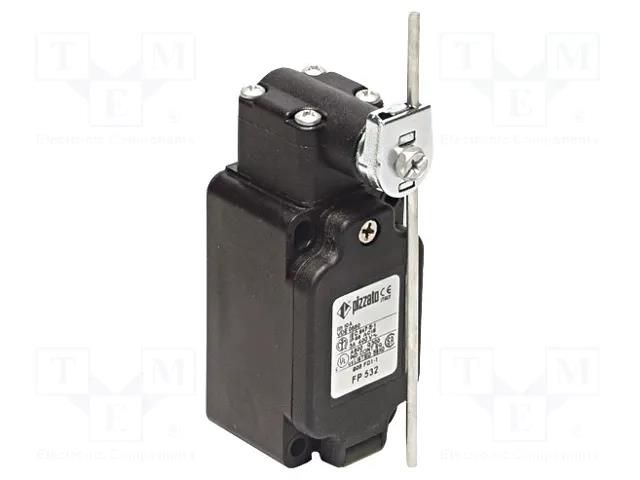 Limit switch; adjustable plunger, length R 19-116mm; NO + NC PIZZATO ELETTRICA FP532