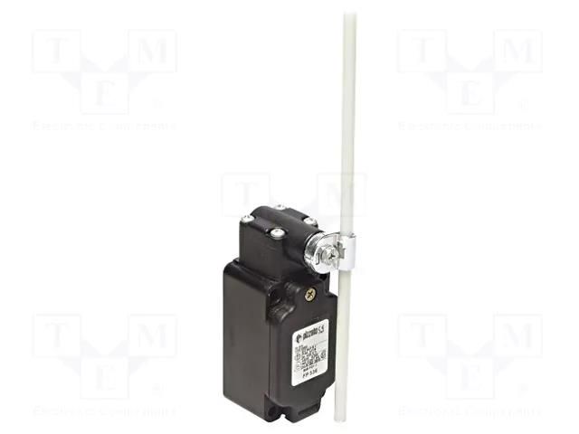 Limit switch; adjustable fiber glass rod, R 19- 189mm; NO + NC PIZZATO ELETTRICA FP536