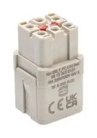 HEAVY DUTY INSERT, RCPT, 5POS, 16A 09120055101