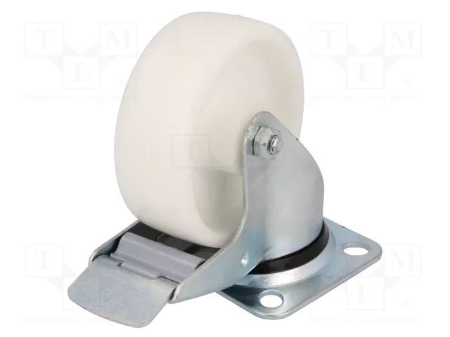 Transport wheel; Ø: 100mm; W: 35mm; H: 128mm; torsional with lock COLSON BPPP-1001-1100