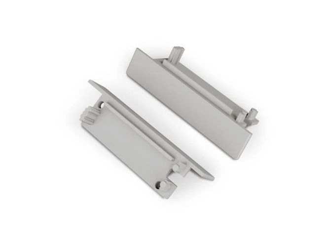 ending FLAT8  TOPMET with hole grey 23110022 5901597201618