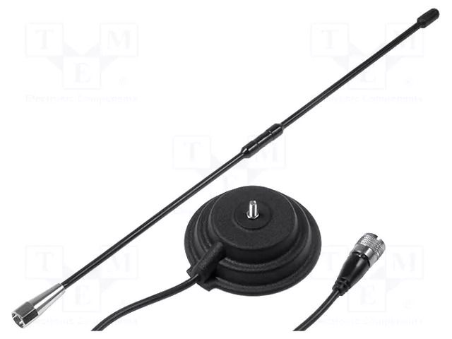 Antenna; CB; automotive; 0.45m; 1dBi; 50W; magnet; Len: 4m; UHF FARUN FRN.ANT.M16