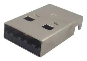 USB CONN, 2.0, USB TYPE A, PLUG, SURFACE 48037-2200