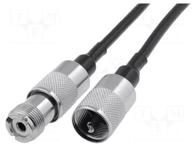 Extender; UHF socket,UHF plug; 2m 4CARMEDIA FRN.KP2.0