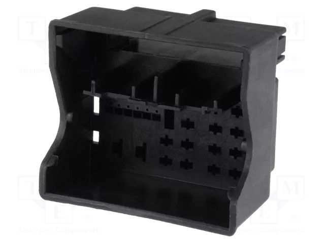 Connector housing; socket; Quadlock; PIN: 52; VW 2011->; black 4CARMEDIA 800012