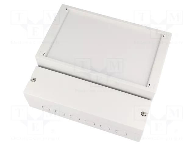 Enclosure: wall mounting; X: 213mm; Y: 185mm; Z: 84mm; ABS; grey; IP65 BOPLA RCP200F