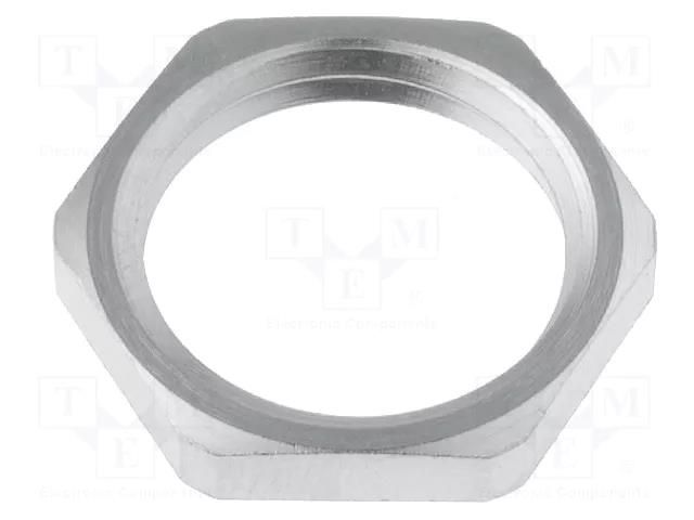 Nut; PG29; brass; Thk: 4mm; Spanner: 41mm; Thread: PG; Plating: nickel LAPP LP-52003550