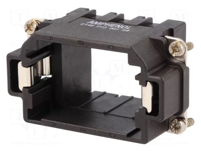 Frame for modules; male; size E10; C146,heavy|mate M; Modules: 3 AMPHENOL C146-P10001-G8
