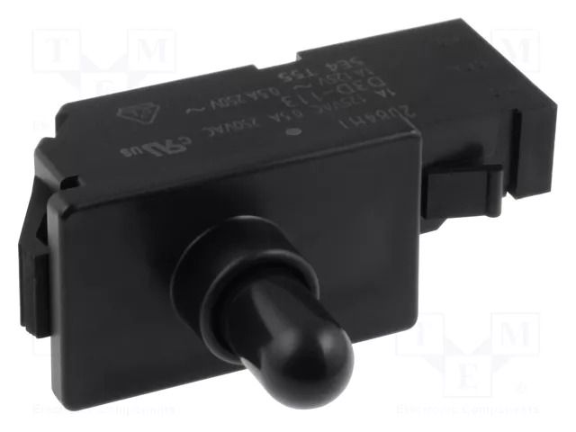 Switch: door; Pos: 2; SPDT; 0.5A/250VAC; black; Leads: spring clamps OMRON Electronic Components D3D-113