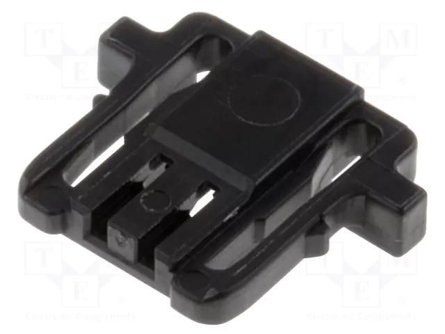 Connector: wire-board; plug; female; Pico-Lock; PIN: 2; 1mm; black MOLEX MX-503764-0201