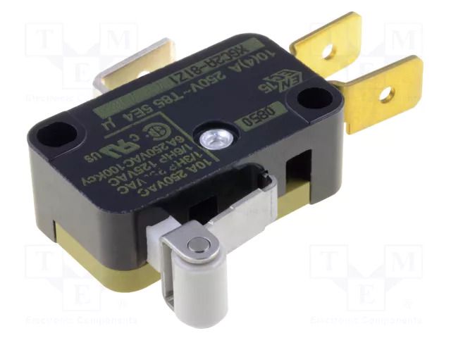 Microswitch SNAP ACTION; 10A/250VAC; with lever (with roller) SAIA-BURGESS XGC2-88-S20Z1