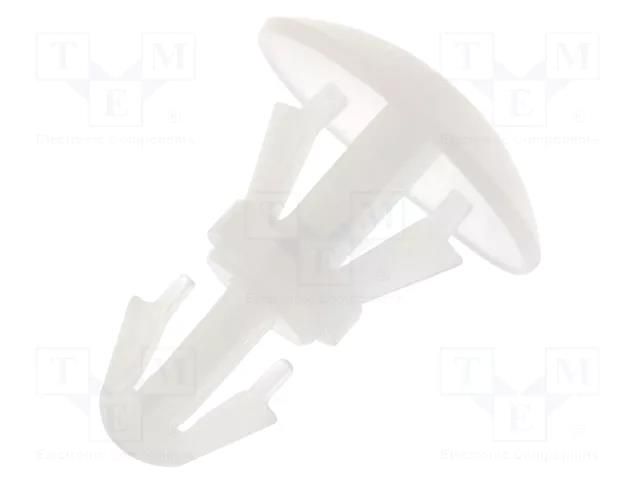 Assembly stud; polyamide; L: 3.2mm; snap fastener; natural FIX&FASTEN FIX-RCA-3.2