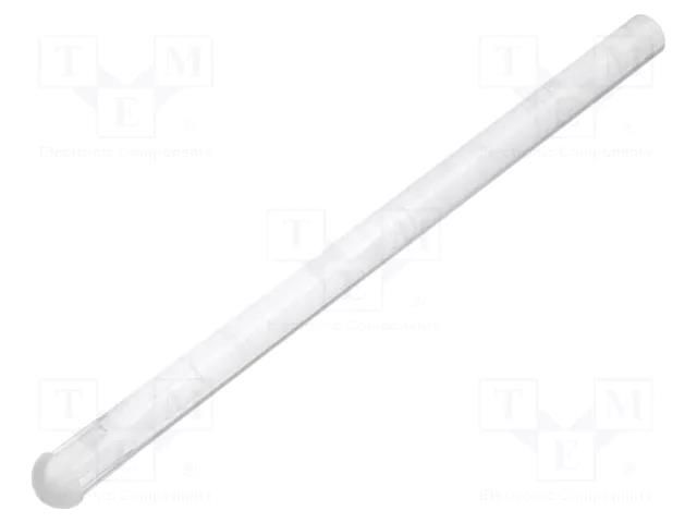 Fiber for LED; Ø3.2mm; L: 45mm; round; Front: convex; straight MENTOR 1282.5000