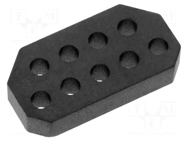 Ferrite: plate; D-Sub; 44Ω; Body dim: 14.4x7.6x2.7mm; Holes no: 16 RICHCO RFD-9-144-76-27-A5