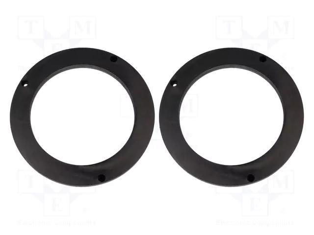 Spacer ring; MDF; 165mm; Audi; impregnated; 2pcs. BASSER D.MDF.AUDI08